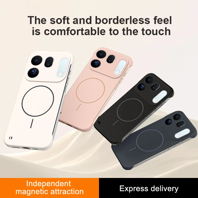 Oppo Find X8 - Custodia magnetica di lusso, in tinta