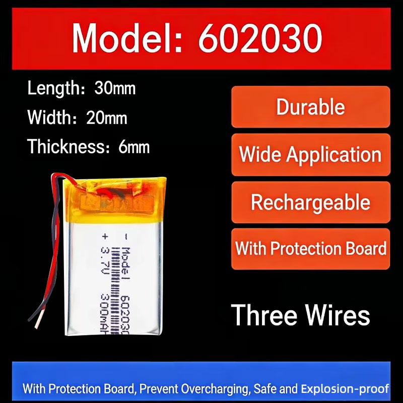 Batteria al Litio 3.7V 300mAh  - Smart Watch recensione e prezzo