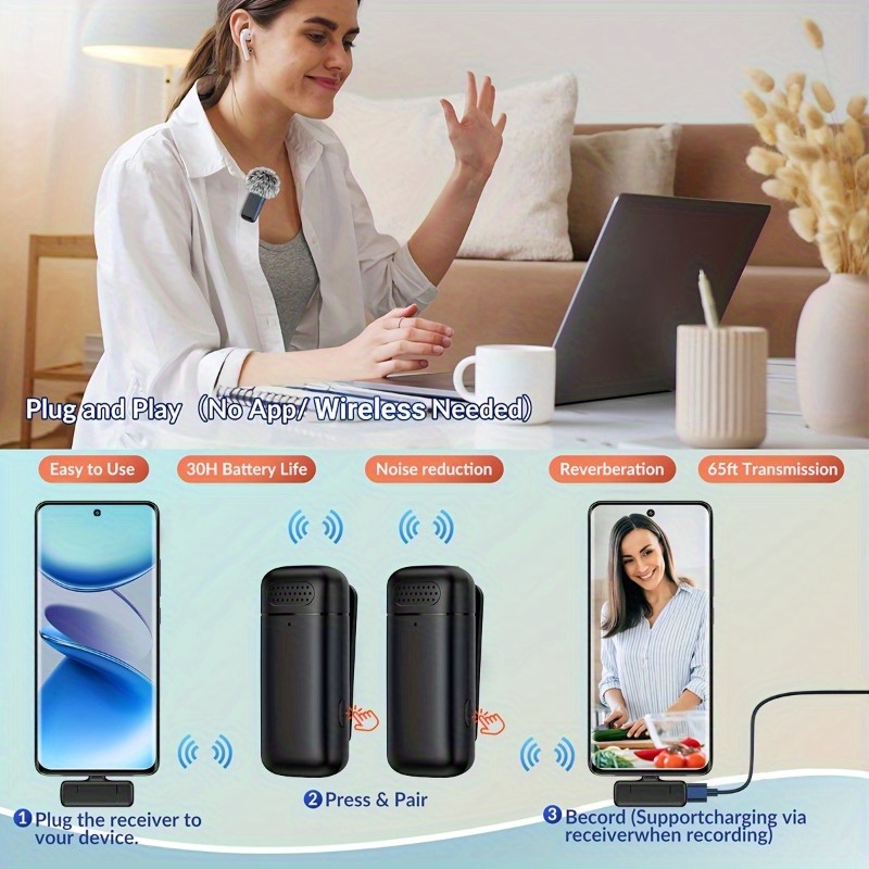 Microfono Lavalier Wireless co - Usb Charger recensione e prezzo