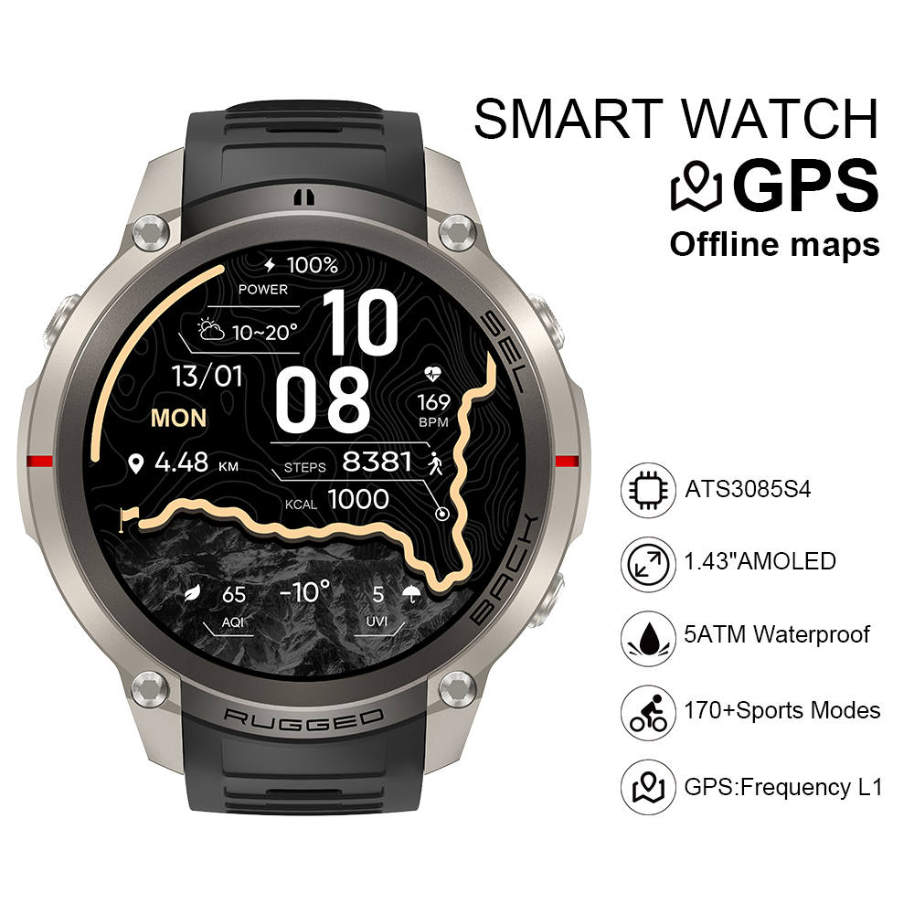Smartwatch DM59 2026 con Mappe - Smart Watch recensione e prezzo