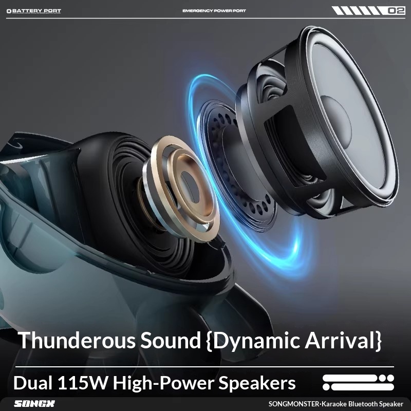 SONGX Audio Doppio Microfono D - Bluetooth Speaker recensione e prezzo
